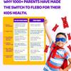 Flebo Kids Multivitamin Gummies (3-12 Years) - Kids Vitamins Gummies (30) - Vitamin A,B6,B12,C,D and E - Chewable Childrens Vitamins for Immunity, Bone Health & Energy Support - Strawberry Flavour view 3