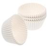 Zerodeko 100pcs Pure White Paper Cupcake Liners Greaseproof Baking Cupcake Holders Large Cake Baking Liners for Muffins and Desserts Party Use view 1