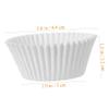 Zerodeko 100pcs Pure White Paper Cupcake Liners Greaseproof Baking Cupcake Holders Large Cake Baking Liners for Muffins and Desserts Party Use view 2