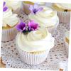 Zerodeko 100pcs Pure White Paper Cupcake Liners Greaseproof Baking Cupcake Holders Large Cake Baking Liners for Muffins and Desserts Party Use view 4
