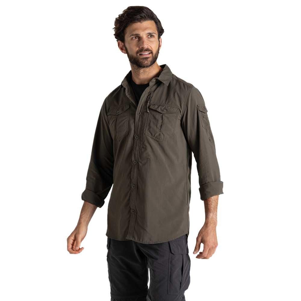 Craghoppers Adventure III NosiLife Long-Sleeved Shirt Woodland Green XXL