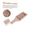 Zerodeko 1pc Wooden Patterned Cookie Mold for Baking Milk Curd and Washable for Homemade Desserts and to Baking Enthusiasts view 3