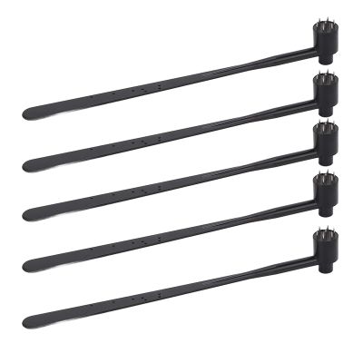 5PCS Plum Blossom Dermal Hammer ABS Handle Single End Dermal Hammer Needle Hammer for Industry