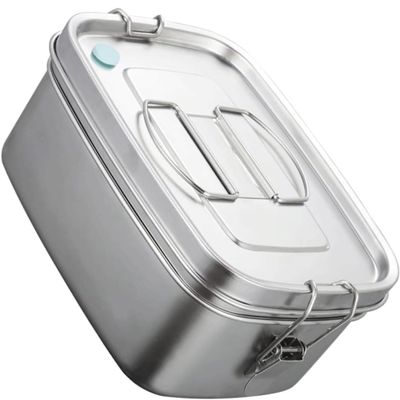 ART LUNIC Rice Box 304 Stainless Steel Sealed Preservation Box Rectangular Layered Lunch Box with Portable Lunch Box