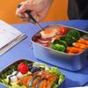 ART LUNIC Rice Box 304 Stainless Steel Sealed Preservation Box Rectangular Layered Lunch Box with Portable Lunch Box view 4
