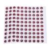 HERCHR Fishing Bait Eyes, 100Pcs 5mm 3D Fisheye Sticker Round Soft DIY Lightweight Delicate Fishing Lure Eyes DIY Making Fishing Bait for Outdoors Fishing(red) view 1
