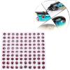 HERCHR Fishing Bait Eyes, 100Pcs 5mm 3D Fisheye Sticker Round Soft DIY Lightweight Delicate Fishing Lure Eyes DIY Making Fishing Bait for Outdoors Fishing(red) view 4