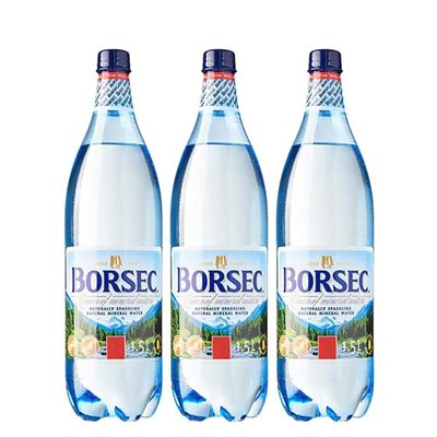 Borsec Sparkling Water 1.5l | Carbonated Water | Romanian Water Romanesc (3 Pack, Sparkling water)