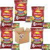 05 x Walkers Classic Variety Multipack Crisps 6x25g - Cheese & Onion, Ready Salted & Salt & Vinega Flavoured Potato Chips | 30 mini Bags view 1
