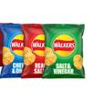 05 x Walkers Classic Variety Multipack Crisps 6x25g - Cheese & Onion, Ready Salted & Salt & Vinega Flavoured Potato Chips | 30 mini Bags view 4
