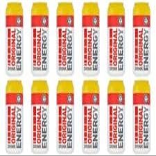 Euro Shopper Original Energy Drink 500ml (Pack of 12) | Boost Your Energy with Refreshing Flavor | Instant Boost | Ideal for Active Lifestyles