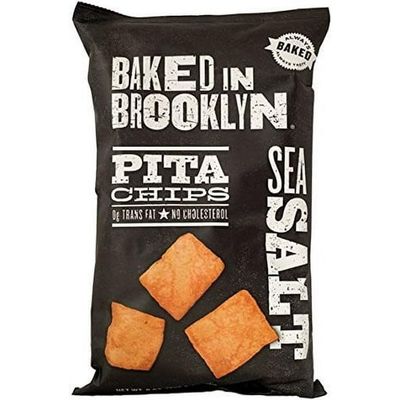 Baked In Brooklyn Sea Salt Pita Chips 2 x 170g