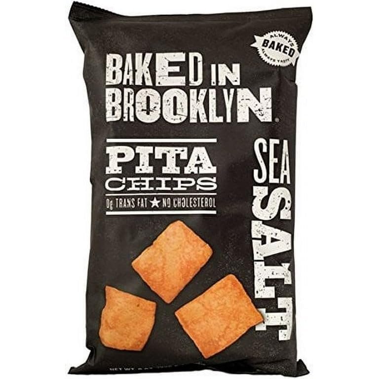 Baked In Brooklyn Sea Salt Pita Chips 2 x 170g