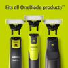 Philips OneBlade Original 360 Blade Heads, Compatible with all OneBlade and Pro Electric Shaver & Trimmers, Original from Philips, 3x One Blade, 12-Month Supply (QP430/60) view 2
