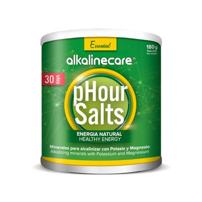 PHOUR Salts - Alkaline Mineral Salts with Magnesium and Potassium: 180g - Balanced Supplement - Optimises The Brain and Body with a Powerful Combination of Essential Alkaline Minerals.