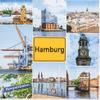 20 Napkins Cities of Hamburg in Postcard Style as Table Decoration Paper Napkins with Motif Also for Decoupage and Decoupage 33 x 33 cm view 1