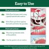 GuruNanda 2 in 1 Dental Floss Picks - Non-Slip Grip Handle, Slide Easy, No Break or Shred Flosser - Complete Oral Care with Interdental Pick for Healthy Teeth & Gums - Mint Flavor, 300 Count (1 Pack) view 4