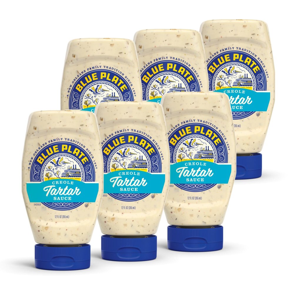 Blue Plate Mayonnaise Creole Tartar Sauce, 12 Fl Oz Squeeze Bottle (Pack of 6)