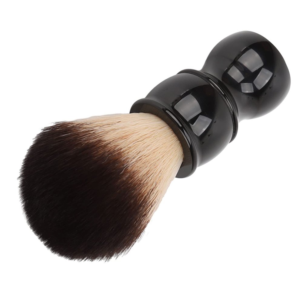 ANKROYU Men's Shaving Brush, Wooden Handle Salon Shaving Brush Men's Shaving Brush Nylon Soft Bristle Shaving Brush for Facial Beauty Salons