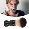 ANKROYU Men's Shaving Brush, Wooden Handle Salon Shaving Brush Men's Shaving Brush Nylon Soft Bristle Shaving Brush for Facial Beauty Salons view 3