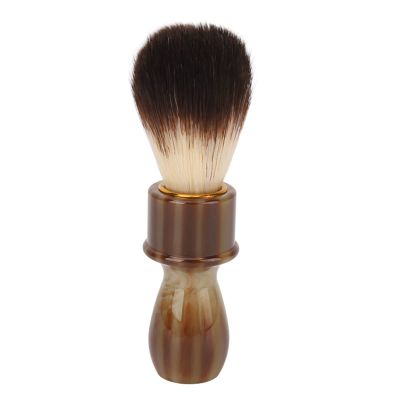 ANKROYU Men's Shaving Brush, Wooden Handle Hair Salon Shaving Brush Professional Home Hair Salon Ergonomic Soft Bristle Shaving Brush for Facial Beauty Salon