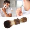 ANKROYU Men's Shaving Brush, Wooden Handle Hair Salon Shaving Brush Professional Home Hair Salon Ergonomic Soft Bristle Shaving Brush for Facial Beauty Salon view 2