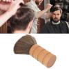 ANKROYU Men's Shaving Brush, Facial Shaving Brush Shaving Tool Shaving Brush with Wooden Handle Nylon Bristle Removal Flexible Shaving Brush Suitable for Barber Salon Use view 2