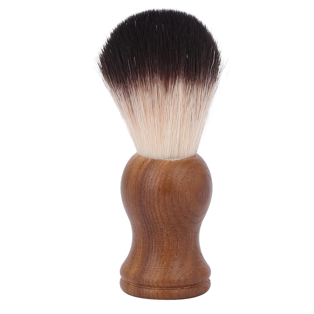 ANKROYU Professional Shaving Brush with Wooden Handle Salon Shaving Brush Men's Shaving Brush Portable Shaving Brush with Wooden Handle Suitable for Home Travel Salon