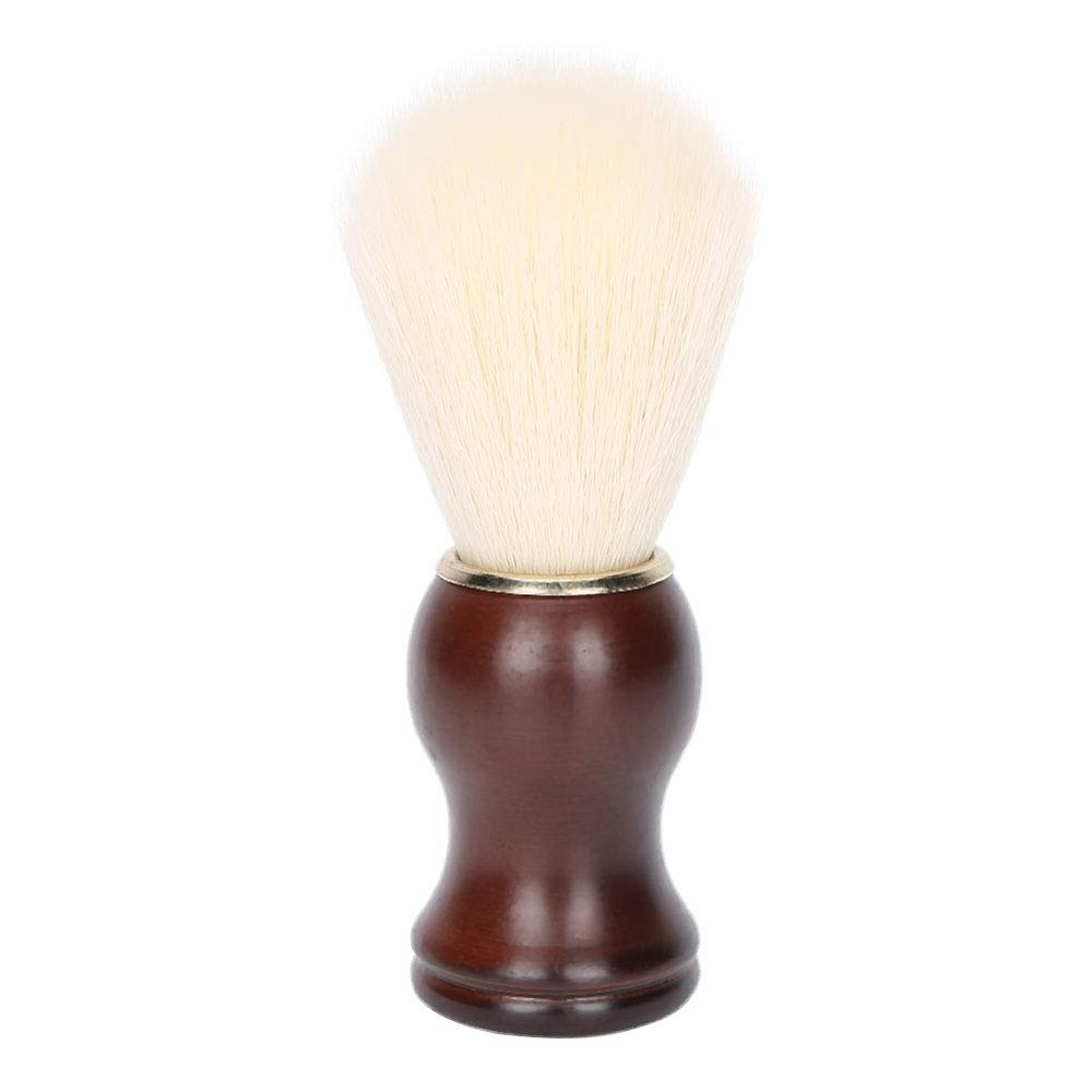 ANKROYU Shaving Brush, Professional Men's Beard Shaving Facial Hair Cleaning Brush Wooden Handle Shaving Brush Shaving Tool for Barber Salon Home Use