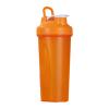 EIOLWJIEO Leak-Proof Drink Shaker Bottle with Portable Size Outdoor Portable Sports Fitness Protein Powder Water Cup PP Durable, Orange view 1