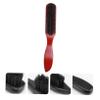 Angoily 2pcs Solid Wood Beard Brush Styling Brush Pig Bristles for Men Personal Care Supply for Beard Grooming view 2