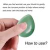 MAIBAOTA Green Aventurine Thumb Worry Stone Anxiety Relief Healing Crystals Gifts for Women Meditation Polished Pocket Reiki Balancing Energy Gemstones view 3