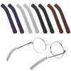 8 Pcs Eyeglass Ear Cushions, Soft Knitted Glasses Ear Cushions Anti Slip Glasses Arm Covers Cotton Eyeglass Temple Tips Behind The Ear Glasses Arm Sleeve for Glasses Sunglasses (4 Colors) view 1