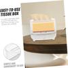 Acrylic tissue box, desktop tissue box2pcsDesktop TissueBox TissueBox Holder Clear TissueBox Decorative Paper Napkins Clear Napkin Holder Rectangular Paper Holder Spring Tissue Multi-use Tissue Holde view 3
