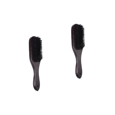 Angoily 2pcs Nylon Bristle Beard Brush Men Beard Accessories Portable Facial Brush for Men