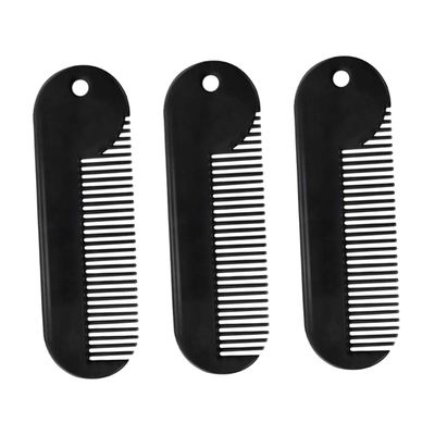 Angoily 3pcs Beard Grooming Kit Men Comb Zinc Alloy Styling Tool Barber Accessories Manscape Grooming Kit