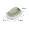 Scrub Brush - Household Cleaning Brushes - PP Fiber Deep Cleaning Scrubbing Pad with Handle - for Shower Tile Bathtub Sink Swimming Pool Step Corner (-3117230370013) view 2