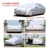 Car Cover Waterproof Breathable For Mercedes CLA 200,CLA 220,CLA 260/CLA 200 4MATIC,100% Waterproof Outdoor Rain Snow Protection with Zip and Cotton Lined Outdoor with Soft Anti-Scratch Layer Universa view 2