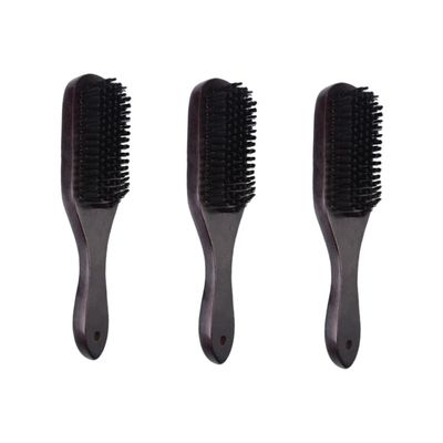 Angoily 3pcs Beard Cleaning Brush Nylon Bristle Brush for Men for Daily Grooming