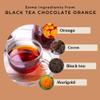 Black Tea Orange Chocolate Organic 100g (50 Cups) | Premium Loose Leaf Black Tea Blend with Cocoa, Orange and Marigold REPLANTEA view 3