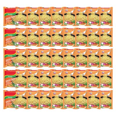 Instant Noodles Special Chicken - 75g (Pack of 40) | Authentic Indonesian Instant Noodles | Quick and Easy | Ready to Serve in Minutes