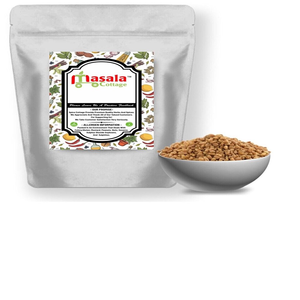 Fenugreek Seeds | Methi Seeds Whole Premium Quality by Masala Cottage 25g-1.9kg (1900, Grams)