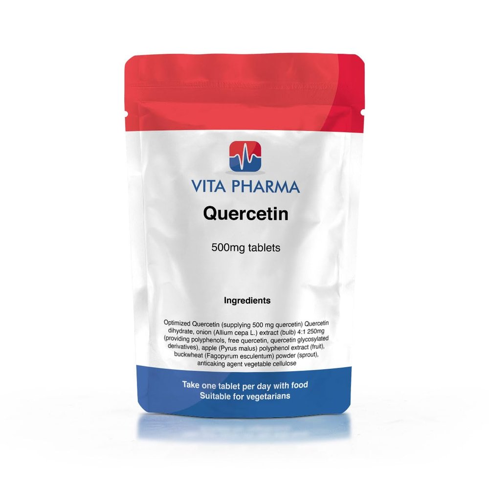 VITA PHARMA Quercetin 500mg 120 Tablets