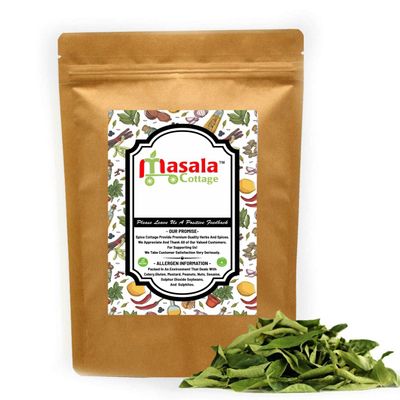 Curry Leaves Dried Natural Aromatic Organicially Grown (Sri Lankan) by Masala Cottage 25g-1900g (950, Grams)
