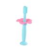 PartyKindom 6pcs Silicone Toothbrush Training Toothbrushes Protective Baffle for Boy Girl Boys and Girls Dental Care Soft Bristles for Oral Care view 2