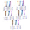 PartyKindom 500pcs Small Reusable Contacts Lens Removers Convenient Lens Sticks for Travel Use Stick Tools Random Color view 1