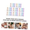 PartyKindom 500pcs Small Reusable Contacts Lens Removers Convenient Lens Sticks for Travel Use Stick Tools Random Color view 2