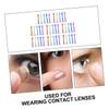 PartyKindom 500pcs Small Reusable Contacts Lens Removers Convenient Lens Sticks for Travel Use Stick Tools Random Color view 3