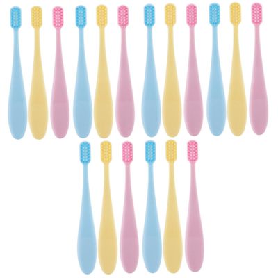 PartyKindom 18pcs Ergonomic Boys and Girls Toothbrush Soft Bristles for Year Olds Brush Toothbrush for Boy Girl