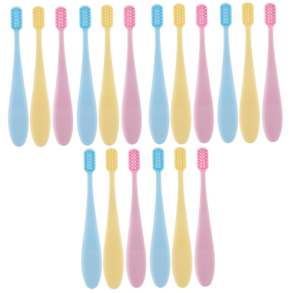 PartyKindom 18pcs Ergonomic Boys and Girls Toothbrush Soft Bristles for Year Olds Brush Toothbrush for Boy Girl